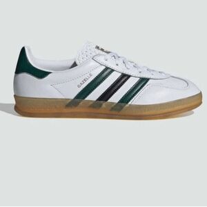 Adidas Gazelle Indoor Collegiate Green White Sneakers Size 12.5